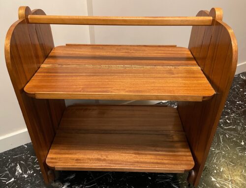 Restauratie midcentury modern tea caddy